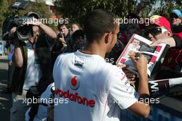 18.03.2007 Melbourne, Australia,  Lewis Hamilton (GBR), McLaren Mercedes - Formula 1 World Championship, Rd 1, Australian Grand Prix, Sunday
