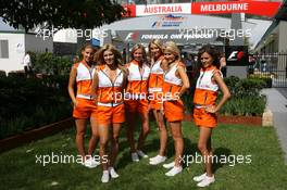 15.03.2007 Melbourne, Australia,  ING Girls - Formula 1 World Championship, Rd 1, Australian Grand Prix, Thursday