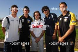 15.03.2007 Melbourne, Australia,  Jarno Trulli (ITA), Toyota Racing with AFL PLayers - Karting with Australian Football League Players, Australian Grand Prix, Thursday