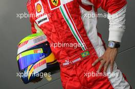 15.03.2007 Melbourne, Australia,  Felipe Massa (BRA), Scuderia Ferrari, helmet - Formula 1 World Championship, Rd 1, Australian Grand Prix, Thursday