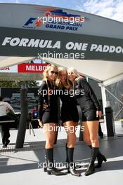 15.03.2007 Melbourne, Australia,  Australian Grand Prix Girls - Formula 1 World Championship, Rd 1, Australian Grand Prix, Thursday