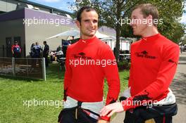 15.03.2007 Melbourne, Australia,  Vitantonio Liuzzi (ITA), Scuderia Toro Rosso and Scott Speed (USA), Scuderia Toro Rosso - Formula 1 World Championship, Rd 1, Australian Grand Prix, Thursday