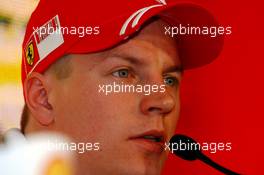 15.03.2007 Melbourne, Australia,  Kimi Raikkonen (FIN), Räikkönen, Scuderia Ferrari - Shell Press Conference, Australian Grand Prix, Thursday