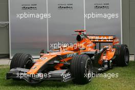 15.03.2007 Melbourne, Australia,  Spyker F1 Team, Announce new title sponsor, Etihad Airways and Aldar - Formula 1 World Championship, Rd 1, Australian Grand Prix, Thursday