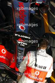 15.03.2007 Melbourne, Australia,  McLaren Mercedes, Pitstop Practice - Formula 1 World Championship, Rd 1, Australian Grand Prix, Thursday