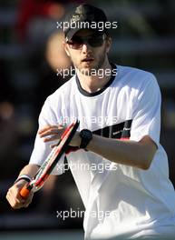 13.03.2007 Melbourne, Australia,  Nick Heidfeld (GER), BMW Sauber F1 Team - F1 Drivers, Charity Tennis match, Rd 1, Australian Grand Prix, Wednesday