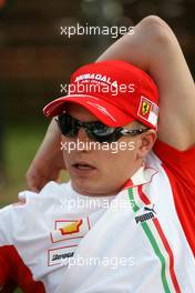 14.03.2007 Melbourne, Australia,  Kimi Raikkonen (FIN), Räikkönen, Scuderia Ferrari - Formula 1 World Championship, Rd 1, Australian Grand Prix, Wednesday