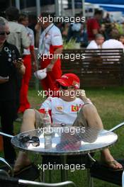 14.03.2007 Melbourne, Australia,  Kimi Raikkonen (FIN), Räikkönen, Scuderia Ferrari - Formula 1 World Championship, Rd 1, Australian Grand Prix, Wednesday