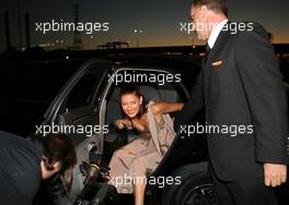 14.03.2007 Melbourne, Australia,  A girl arrives at the party - Red Bull Racing and Scuderia Toro Rosso, Start of season party - Australian Grand Prix, Wednesday