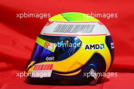 14.03.2007 Melbourne, Australia,  Felipe Massa (BRA), Scuderia Ferrari Helmet - Formula 1 World Championship, Rd 1, Australian Grand Prix, Wednesday