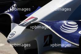 14.03.2007 Melbourne, Australia,  Williams F1 Team, Front wing - Formula 1 World Championship, Rd 1, Australian Grand Prix, Wednesday