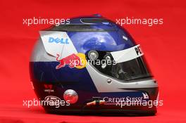 14.03.2007 Melbourne, Australia,  Sebastian Vettel (GER), Test Driver, BMW Sauber F1 Team helmet - Formula 1 World Championship, Rd 1, Australian Grand Prix, Wednesday