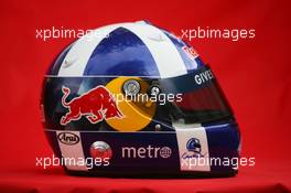 14.03.2007 Melbourne, Australia,  David Coulthard (GBR), Red Bull Racing helmet - Formula 1 World Championship, Rd 1, Australian Grand Prix, Wednesday