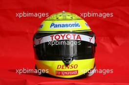 14.03.2007 Melbourne, Australia,  Ralf Schumacher (GER), Toyota Racing helmet - Formula 1 World Championship, Rd 1, Australian Grand Prix, Wednesday