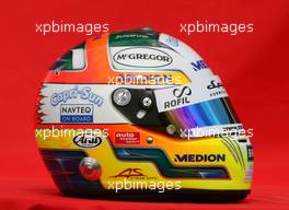 14.03.2007 Melbourne, Australia,  Adrian Sutil (GER), Spyker F1 Team helmet - Formula 1 World Championship, Rd 1, Australian Grand Prix, Wednesday