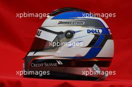 14.03.2007 Melbourne, Australia,  Nick Heidfeld (GER), BMW Sauber F1 Team Helmet - Formula 1 World Championship, Rd 1, Australian Grand Prix, Wednesday