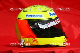 14.03.2007 Melbourne, Australia,  Ralf Schumacher (GER), Toyota Racing helmet - Formula 1 World Championship, Rd 1, Australian Grand Prix, Wednesday