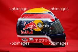 14.03.2007 Melbourne, Australia,  Mark Webber (AUS), Red Bull Racing helmet - Formula 1 World Championship, Rd 1, Australian Grand Prix, Wednesday