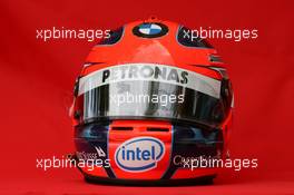 14.03.2007 Melbourne, Australia,  Robert Kubica (POL),  BMW Sauber F1 Team helmet - Formula 1 World Championship, Rd 1, Australian Grand Prix, Wednesday