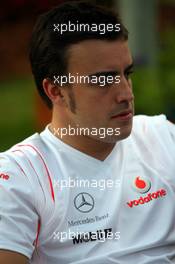 14.03.2007 Melbourne, Australia,  Fernando Alonso (ESP), McLaren Mercedes - Formula 1 World Championship, Rd 1, Australian Grand Prix, Wednesday