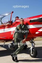 14.03.2007 Melbourne, Australia,  Adrian Sutil (GER), Spyker F1 Team - Flight with the RAAF Roulettes - Formula 1 World Championship