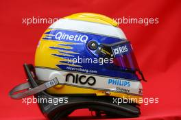 14.03.2007 Melbourne, Australia,  Nico Rosberg (GER), WilliamsF1 Team helmet - Formula 1 World Championship, Rd 1, Australian Grand Prix, Wednesday