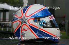 14.03.2007 Melbourne, Australia,  Anthony Davidson (GBR), Super Aguri F1 Team helmet - Formula 1 World Championship, Rd 1, Australian Grand Prix, Wednesday