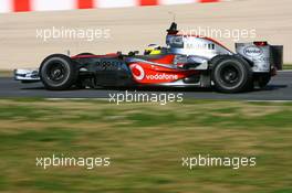 12.02.2007 Barcelona, Spain,  Pedro de la Rosa (ESP), Test Driver, McLaren Mercedes, MP4-22 - Formula 1 Testing