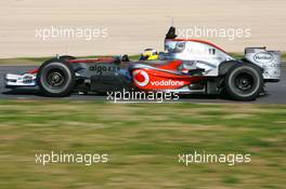 12.02.2007 Barcelona, Spain,  Pedro de la Rosa (ESP), Test Driver, McLaren Mercedes, MP4-22 - Formula 1 Testing