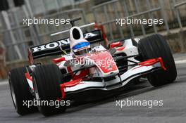 12.02.2007 Barcelona, Spain,  Anthony Davidson (GBR), Super Aguri F1 Team, Interim Chassis - Formula 1 Testing