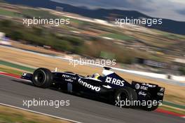 12.02.2007 Barcelona, Spain,  Nico Rosberg (GER), WilliamsF1 Team - Formula 1 Testing