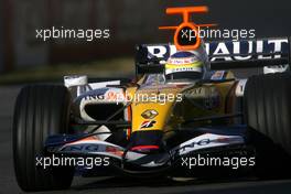 12.02.2007 Barcelona, Spain,  Giancarlo Fisichella (ITA), Renault F1 Team - Formula 1 Testing