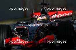 12.02.2007 Barcelona, Spain,  Pedro de la Rosa (ESP), Test Driver, McLaren Mercedes - Formula 1 Testing