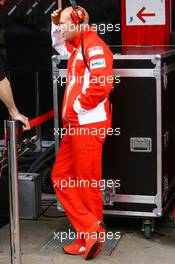 12.02.2007 Barcelona, Spain,  Mark Arnell (GBR), Personal trainer to Kimi Raikkonen - Formula 1 Testing