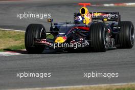 12.02.2007 Barcelona, Spain,  David Coulthard (GBR), Red Bull Racing - Formula 1 Testing