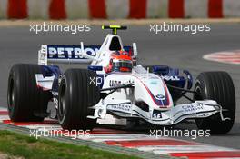 12.02.2007 Barcelona, Spain,  Robert Kubica (POL), BMW Sauber F1 Team, F1.07 - Formula 1 Testing