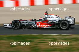 12.02.2007 Barcelona, Spain,  Fernando Alonso (ESP), McLaren Mercedes, MP4-22 - Formula 1 Testing