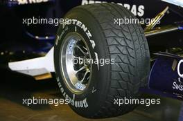 12.02.2007 Barcelona, Spain,  An Extreme wet Bridgestone tyre - Formula 1 Testing