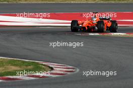 12.02.2007 Barcelona, Spain,  Adrian Sutil (GER), Spyker F1 Team - Formula 1 Testing