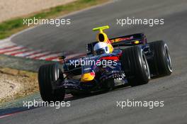 12.02.2007 Barcelona, Spain,  Mark Webber (AUS), Red Bull Racing, RB3 - Formula 1 Testing