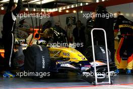 12.02.2007 Barcelona, Spain,  Giancarlo Fisichella (ITA), Renault F1 Team - Formula 1 Testing