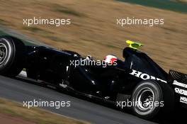 12.02.2007 Barcelona, Spain,  Rubens Barrichello (BRA), Honda Racing F1 Team - Formula 1 Testing