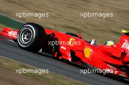 12.02.2007 Barcelona, Spain,  Felipe Massa (BRA), Scuderia Ferrari - Formula 1 Testing