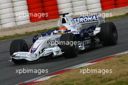 12.02.2007 Barcelona, Spain,  Timo Glock (GER), Test Driver, BMW Sauber F1 Team, F1.07 - Formula 1 Testing