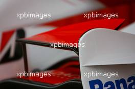 12.02.2007 Barcelona, Spain,  Toyota Racing, TF107, front wing end-plate - Formula 1 Testing