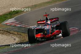 12.02.2007 Barcelona, Spain,  Fernando Alonso (ESP), McLaren Mercedes, MP4-22 - Formula 1 Testing