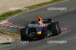 12.02.2007 Barcelona, Spain,  David Coulthard (GBR), Red Bull Racing, RB3 - Formula 1 Testing