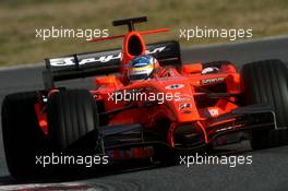 12.02.2007 Barcelona, Spain,  Adrian Sutil (GER), Spyker F1 Team - Formula 1 Testing
