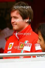 12.02.2007 Barcelona, Spain,  Rob Smedly, (GBR), Scuderia Ferrari, Race Engineer to Felipe Massa - Formula 1 Testing