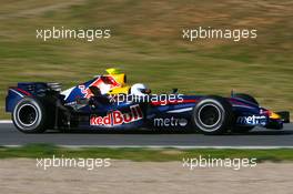 13.02.2007 Barcelona, Spain,  Mark Webber (AUS), Red Bull Racing, RB3 - Formula 1 Testing